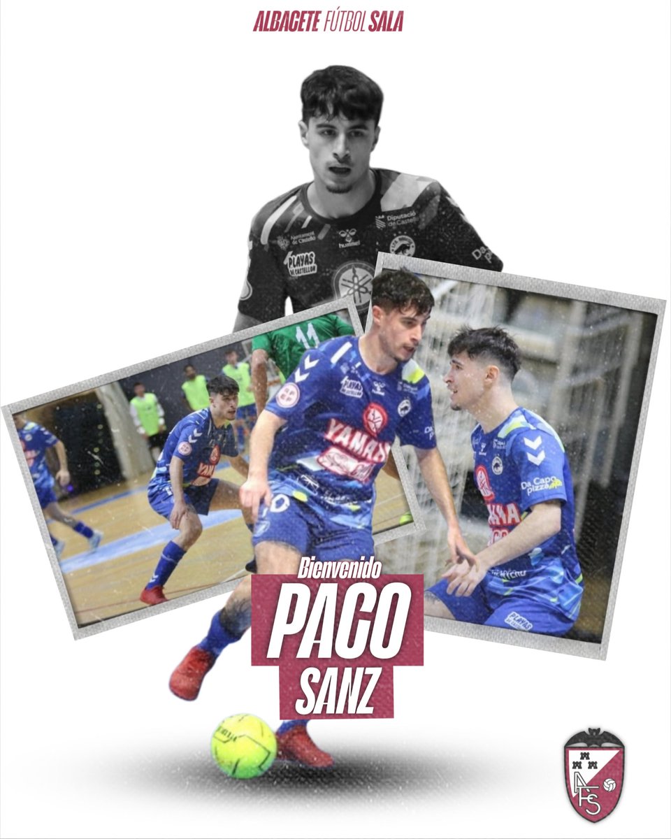 ✅️ 𝗢𝗙𝗜𝗖𝗜𝗔𝗟 | Paco Sanz, nuevo jugador del Albacete Fútbol Sala.

ℹ️ albacetefutbolsala.com/paco-sanz-nuev…

¡Bienvenido de nuevo, Paco!