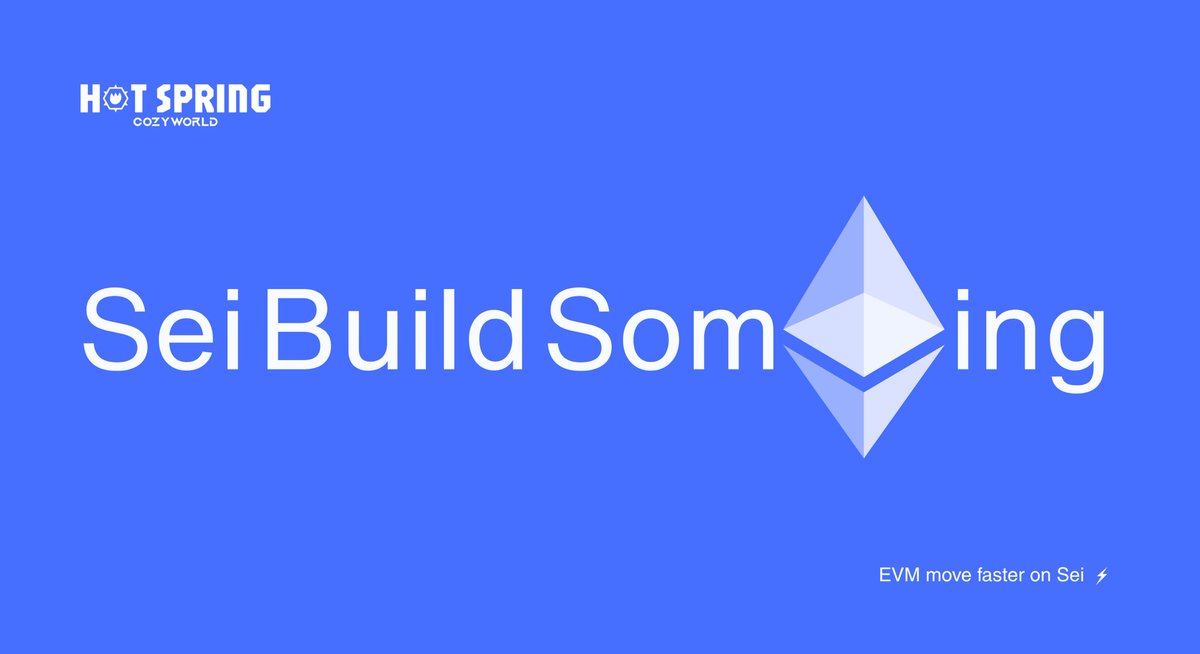 Sei Build SomETHing

EVM Move Faster on Sei ⚡︎
Cozan Move Faster on Sei ⚡︎

($/acc)
