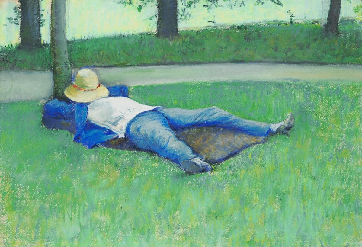 AnimaLunga™ (@giuseppeturrisi) on Twitter photo Il Sonnellino (The Nap), 1877
🖌 #GustaveCaillebotte
🏛 <a href="/TheWadsworth/">Wadsworth Atheneum</a>
#ArtLovers #SummerInArt #SummerVibes #Art
<a href="/Biagio960/">Biagio Angrisani</a> <a href="/artmajcar/">BluAstro</a> @luciatassan <a href="/redne2013/">Ella 🇮🇹</a> <a href="/DavLucia/">lucia davi</a> <a href="/maype7/">✿⊱ Mayuli Peña R ✿⊱</a> <a href="/DBking85/">Dario Barone</a> <a href="/artdielle/">Arturo Dielle</a> <a href="/BrindusaB1/">BrindusaB</a> <a href="/KaceyKells/">Kacey Kells</a> <a href="/JimBeattie18/">Jim Beattie</a> <a href="/ritamay1/">Rita Hunter</a> <a href="/LuisaM56_/">mercedes.m</a> <a href="/Asamsakti/">Dil</a> <a href="/dianadep1/">Diana☀️</a> Il Sonnellino (The Nap), 1877
🖌 #GustaveCaillebotte
🏛 <a href="/TheWadsworth/">Wadsworth Atheneum</a>
#ArtLovers #SummerInArt #SummerVibes #Art
<a href="/Biagio960/">Biagio Angrisani</a> <a href="/artmajcar/">BluAstro</a> @luciatassan <a href="/redne2013/">Ella 🇮🇹</a> <a href="/DavLucia/">lucia davi</a> <a href="/maype7/">✿⊱ Mayuli Peña R ✿⊱</a> <a href="/DBking85/">Dario Barone</a> <a href="/artdielle/">Arturo Dielle</a> <a href="/BrindusaB1/">BrindusaB</a> <a href="/KaceyKells/">Kacey Kells</a> <a href="/JimBeattie18/">Jim Beattie</a> <a href="/ritamay1/">Rita Hunter</a> <a href="/LuisaM56_/">mercedes.m</a> <a href="/Asamsakti/">Dil</a> <a href="/dianadep1/">Diana☀️</a>