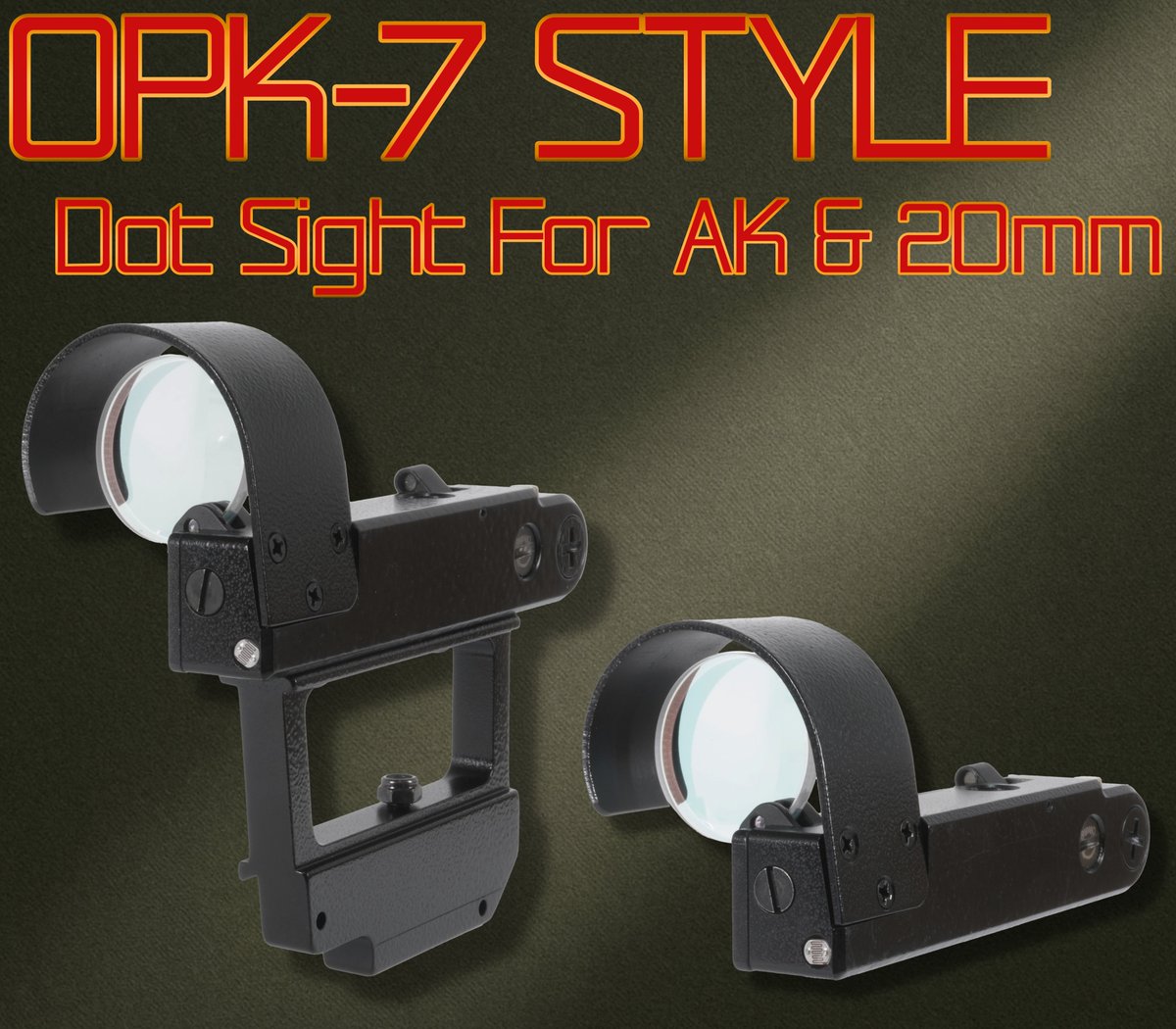 🈺🆕新着商品🆕🈺 OKP-7 タイプ リフレックスドットサイトサイト AKに