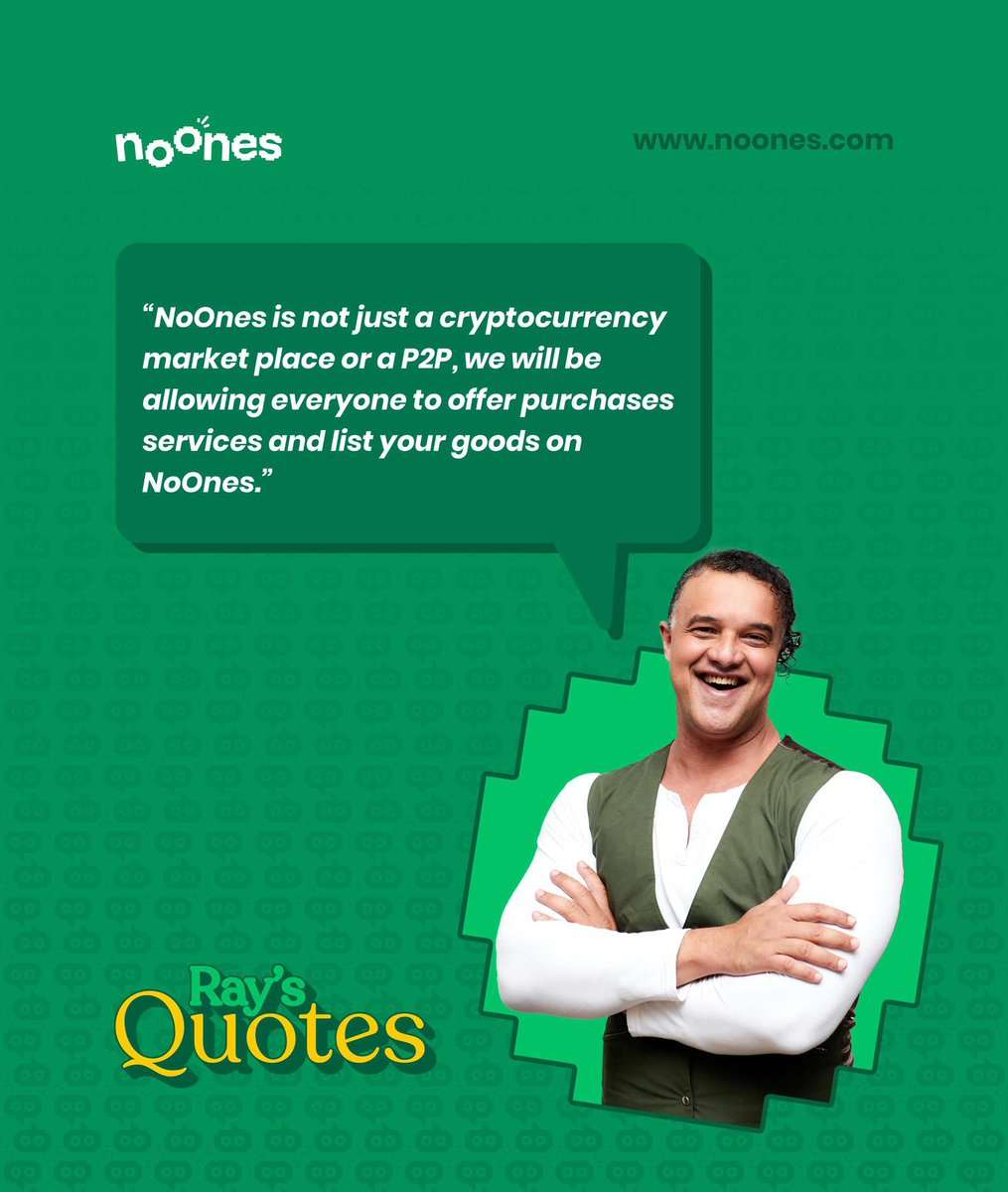 MarekaMalili's tweet photo. "We donโt chase trends, we solve real problems.
Thatโs how we win.โ
@ray_noOnes
#BuiltForNoones
#RayQuotes https://t.co/pHyHpCa6KH