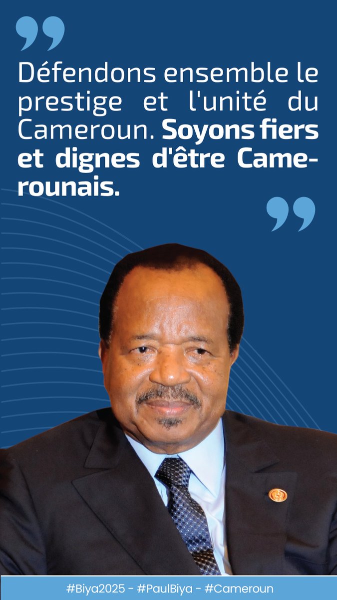 President Paul BIYA tweet media
