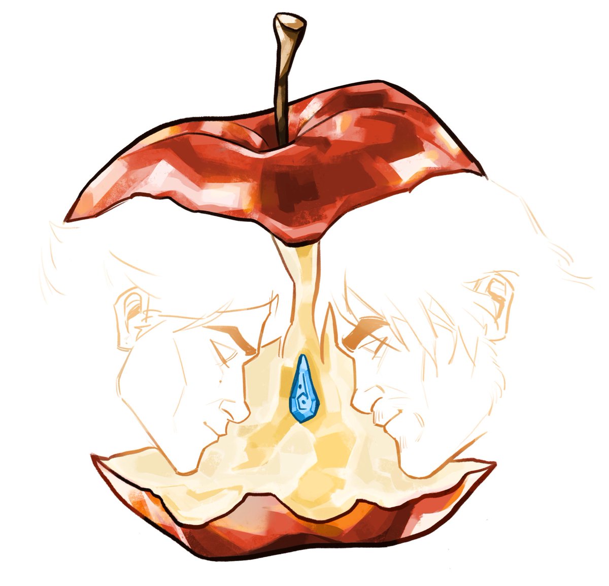 #jayvik apple art trend 🍎💗