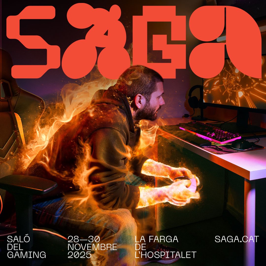 Torna el SAGA!

Organitzat per <a href="/llenguacat/">Plataforma per la Llengua 📢</a>, el <a href="/SagaSaloGaming/">SAGA Saló del Gaming</a> tindrà competicions dels millors equips del League of Legends en català o una LAN Party de 56 hores.

📅Del 28 al 30 de novembre
📌La Farga de l'Hospitalet
🔗saga.cat