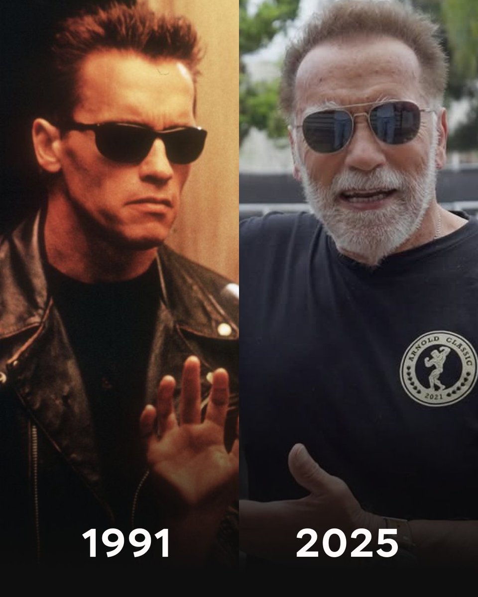 Залізному Арні — 78 років 😎

Від «Містера Олімпія» до «Термінатора» і губернатора Каліфорнії — він доводить, що немає нічого неможливого. Справжня легенда, яка не боїться змінювати ролі та завжди йде вперед. Який його фільм твій улюблений?