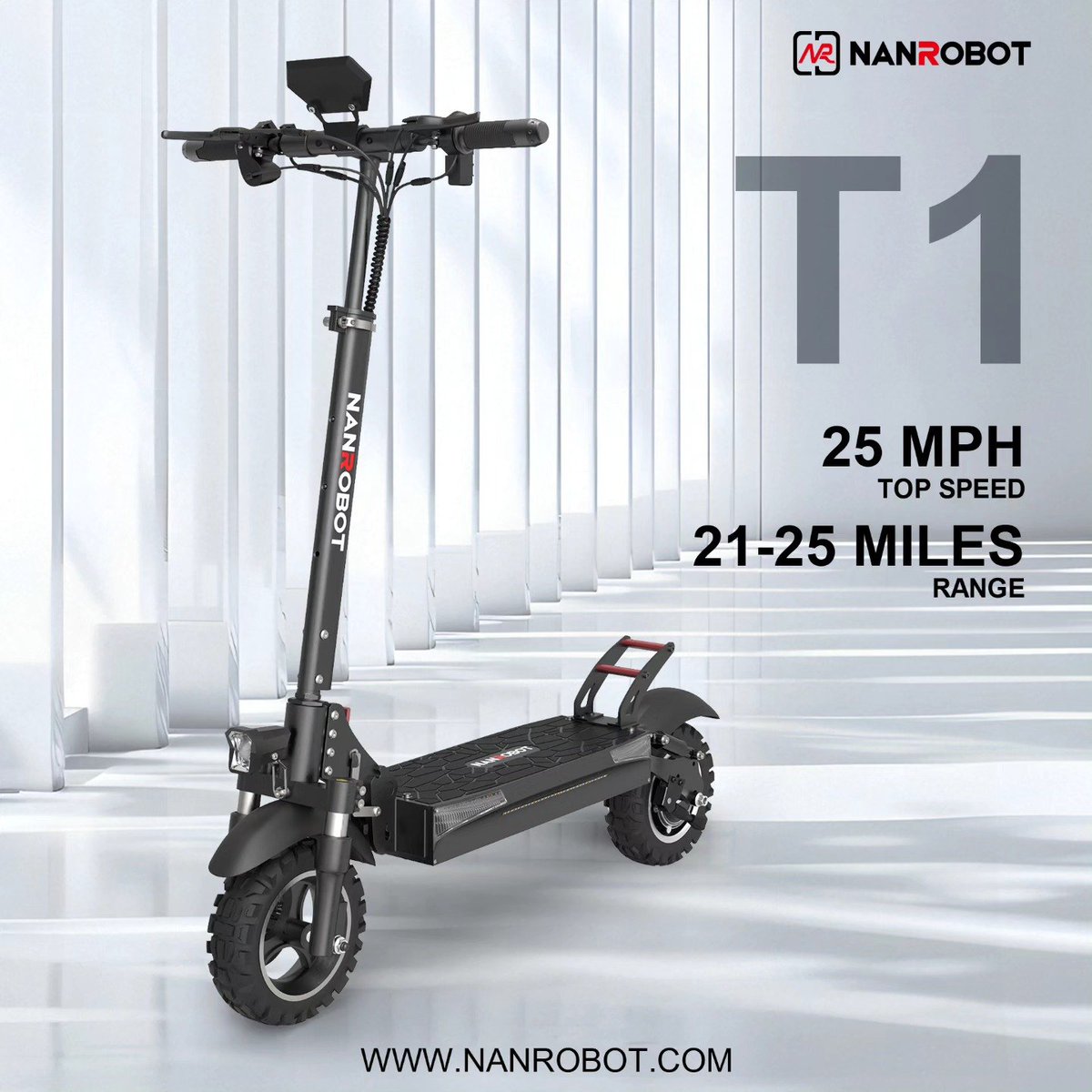 Sleek. Sturdy. Smart. Unbeatable Price.
Expected to arrive in the warehouse by real soon in August, the all-new Nanrobot T1 brings bold design and practical power — engineered for everyday journeys at an unbeatable price point.
🛒nanrobot.com/products/nanro…
