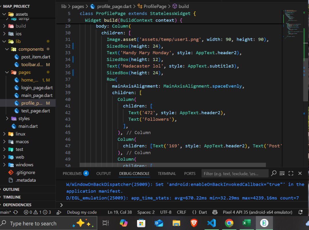 Flutter profile UI with custom AppBar and popup menu actions.

#foryou #fyp #fouryou