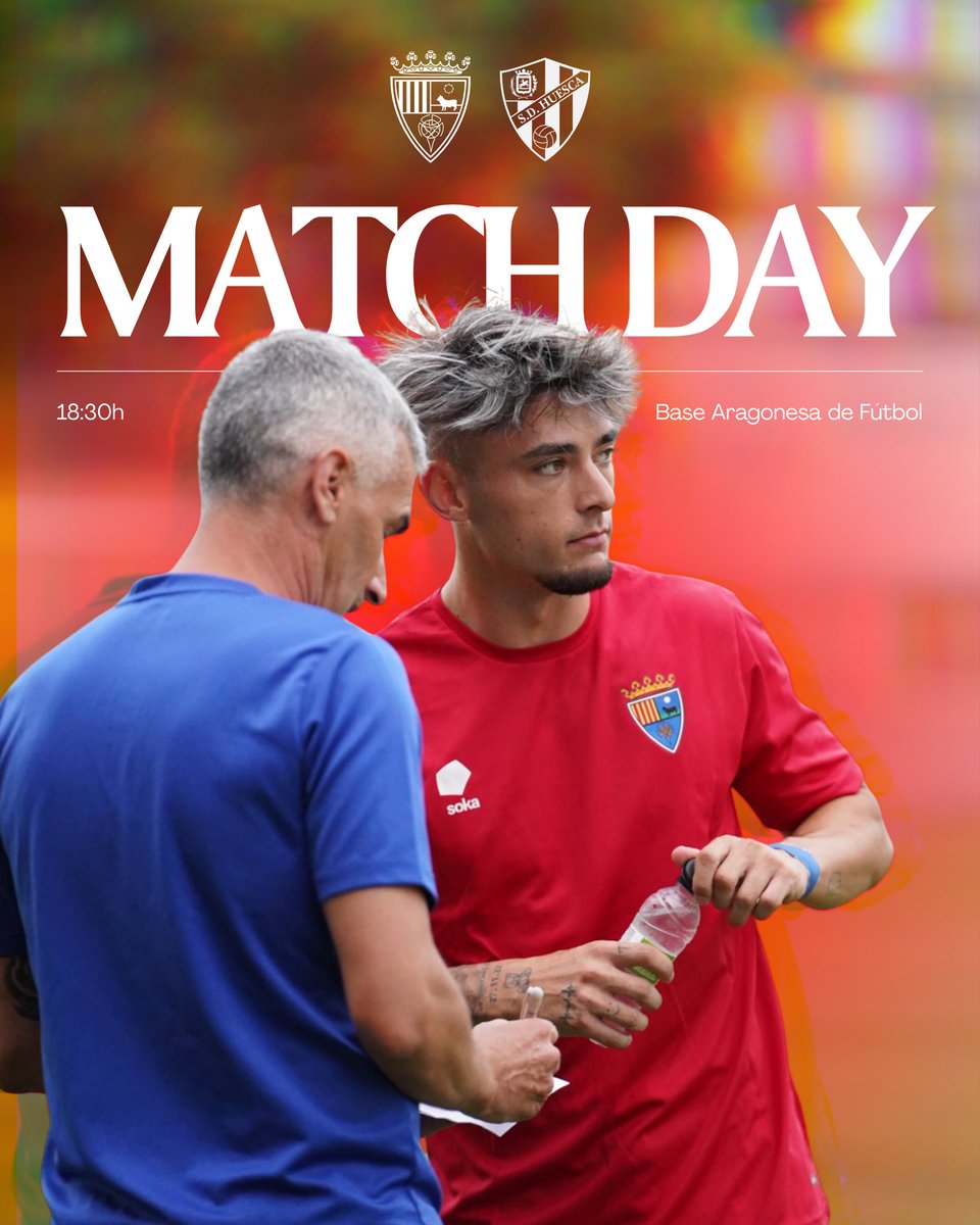 ⚽️ #MatchDay | Pretemporada 🤝

🆚 <a href="/SDHuesca/">SD Huesca</a> 

⏰ 18:30h
📍Base Aragonesa de Fútbol
📺 <a href="/aragontv/">Aragón TV</a> 

#YaEstamosAquí ❤️💙