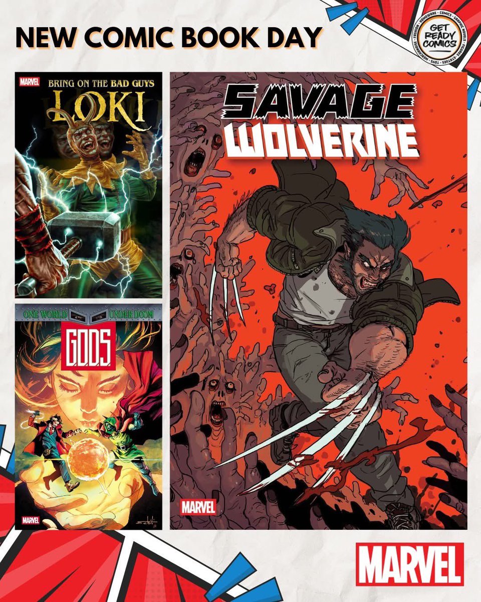 🗓️ New Comics!

Swing by and check out the latest Fantastic Four graphic novels and collectible figures - perfect for fans of Marvel’s First Family!

🔗 getreadycomics.com/product-catego…