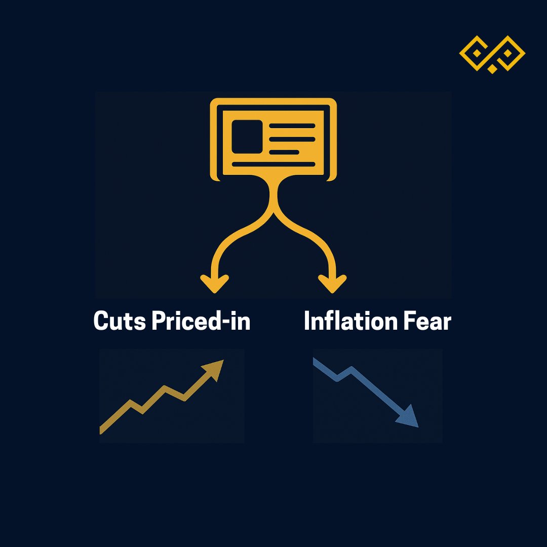 QuantSentrix's tweet image. Same CPI print.
One month: cuts priced in → rally.
Next month: sticky inflation fear → drop.
Bots read numbers. Smart layers map narrative shifts.
#WhatYourBotMissed #QuantSentrix