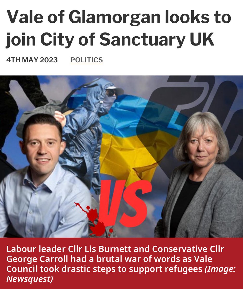 I’m proud of local Conservative councillors for voting against making the Vale of Glamorgan a County of Sanctuary for asylum seekers. When the Council voted on this, back in 2023, Conservative councillors warned of the consequences. 

They were, typically, shouted down and