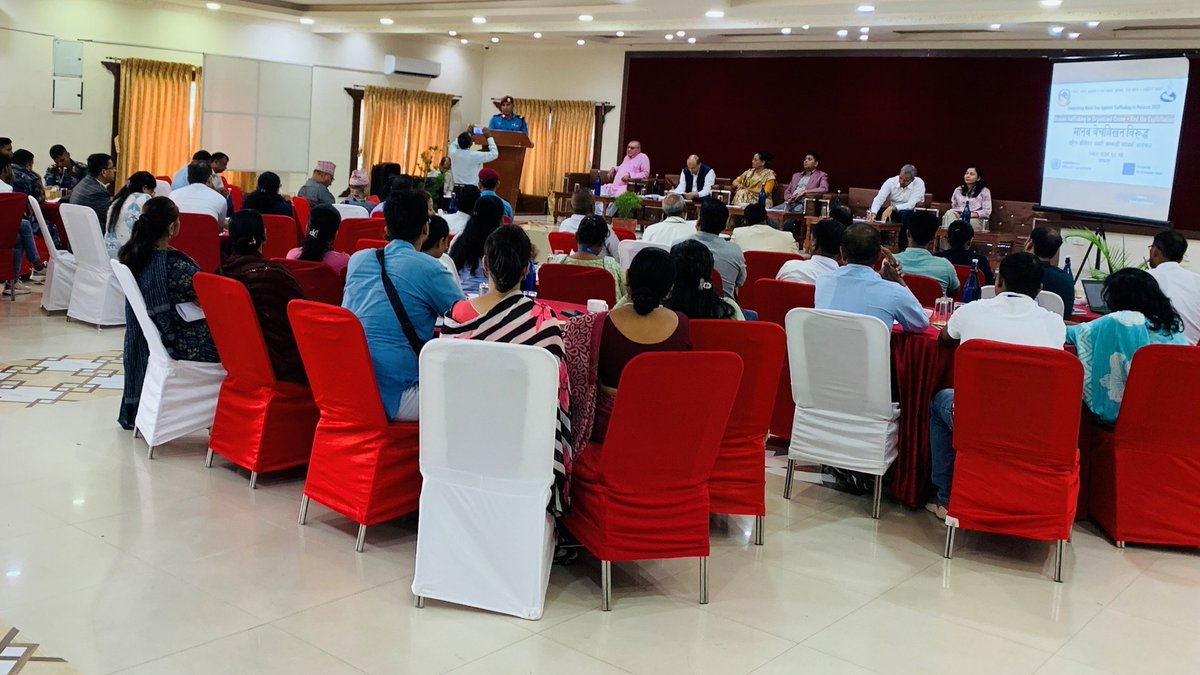 UNODC South Asia (@unodc_rosa) on Twitter photo Human trafficking is organized crime!
Observing the World Day against Trafficking in Persons, <a href="/UNODC/">UN Office on Drugs & Crime</a> engaged with stakeholders in Madesh (Nepal) to push for stronger prevention, protection, prosecution & partnership.
Supported by EU🇪🇺 to counter human trafficking in South Asia! Human trafficking is organized crime!
Observing the World Day against Trafficking in Persons, <a href="/UNODC/">UN Office on Drugs & Crime</a> engaged with stakeholders in Madesh (Nepal) to push for stronger prevention, protection, prosecution & partnership.
Supported by EU🇪🇺 to counter human trafficking in South Asia!