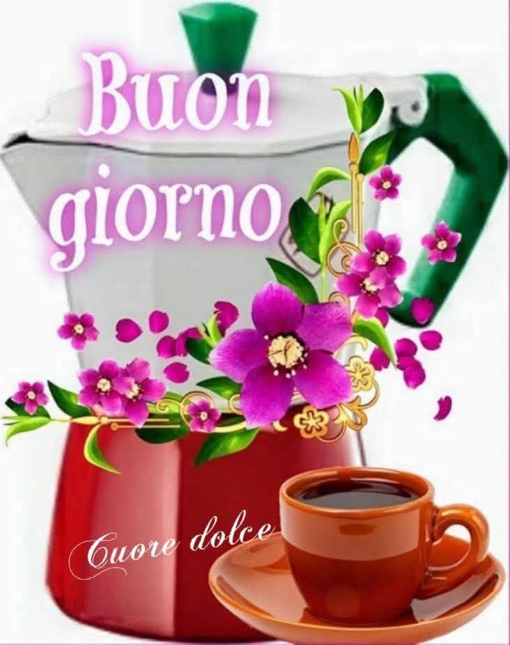 Buona giornata 🥰 e buon mercoledì a tutti 🏖️☕😘💐💋🍉🌞