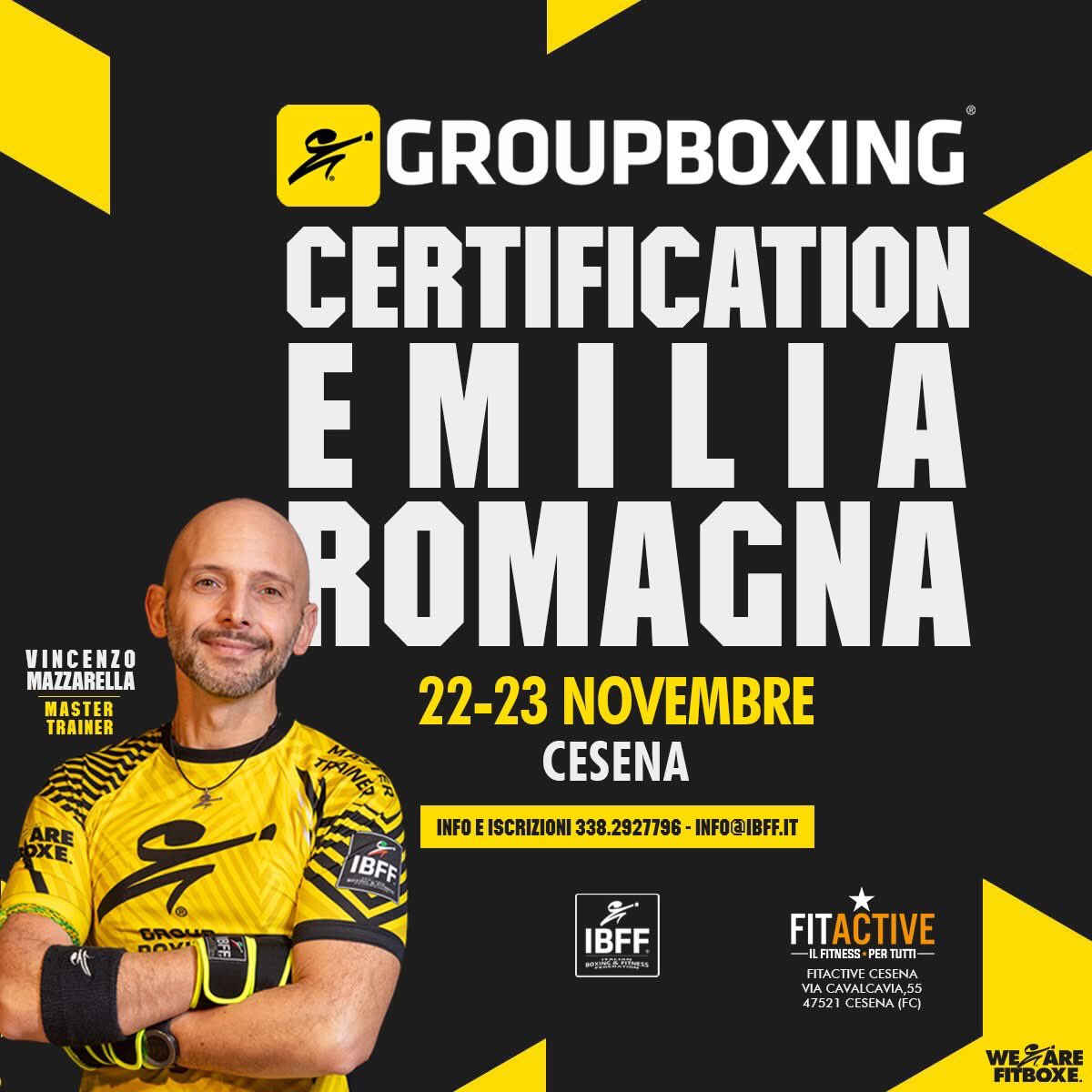ibffofficial's tweet image. Diventa GroupBoxing Instructor in Emilia-Romagna🥊Il  22.23 Nov. partecipa alla formazione a Cesena c/o FitActive con Vincenzo Mazzarella, Founder IBFF&amp;amp;ideatore del Metodo. 
GroupBoxing: We Are FitBoxe. ❤️🥊
👉 ￼338 292 7796 o info@ibff.it
#groupboxing #formazione #emiliaromagna