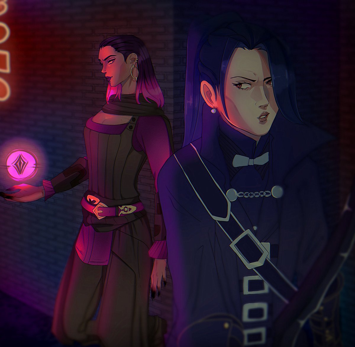 Day 4 "Vampire and Vampire Hunter" 
#Reyge #Reygeweek25 <a href="/reygeweek/">reyge week!</a>