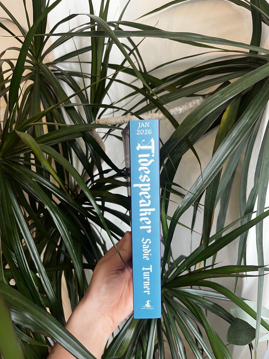 Proofs of Tidespeaker have just arrived at the office! 

The first in a spellbinding new YA fantasy duology loosely inspired by Jane Austen’s Mansfield Park! 🌊✨

Out 8th January 2026!