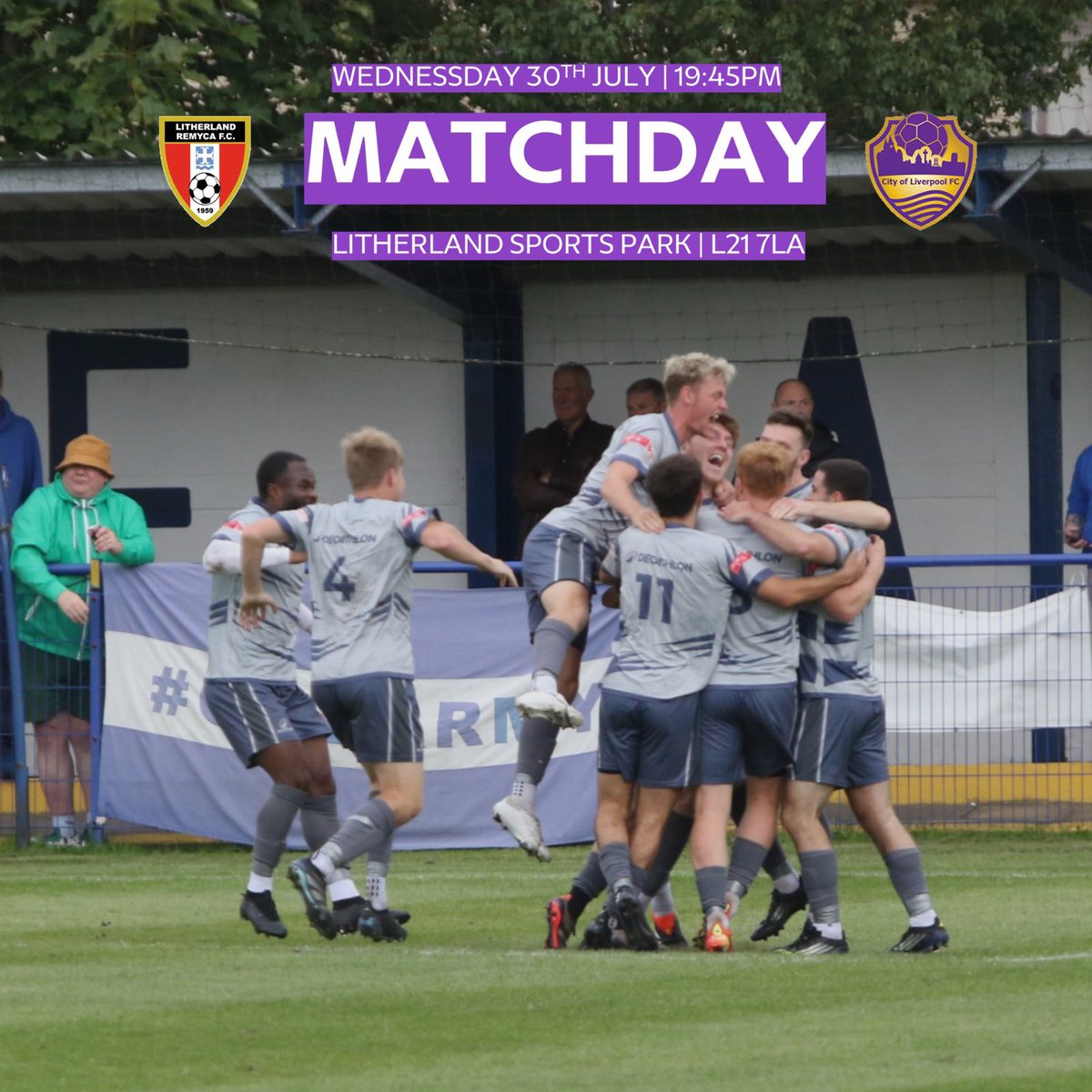Purps Matchday (@purpsmatchday) on Twitter photo MATCHDAY!!!
Weβre on the road as we take on Litherland Remyca
<a href="/RemycaUtd/">Litherland REMYCA FC</a> π <a href="/CityofLpoolFC/">City of Liverpool FC</a>
ποΈ Litherland Sports Park
π North West Counties Premier Division
β° 19:45
π£π‘
#upthepurps MATCHDAY!!!
Weβre on the road as we take on Litherland Remyca
<a href="/RemycaUtd/">Litherland REMYCA FC</a> π <a href="/CityofLpoolFC/">City of Liverpool FC</a>
ποΈ Litherland Sports Park
π North West Counties Premier Division
β° 19:45
π£π‘
#upthepurps