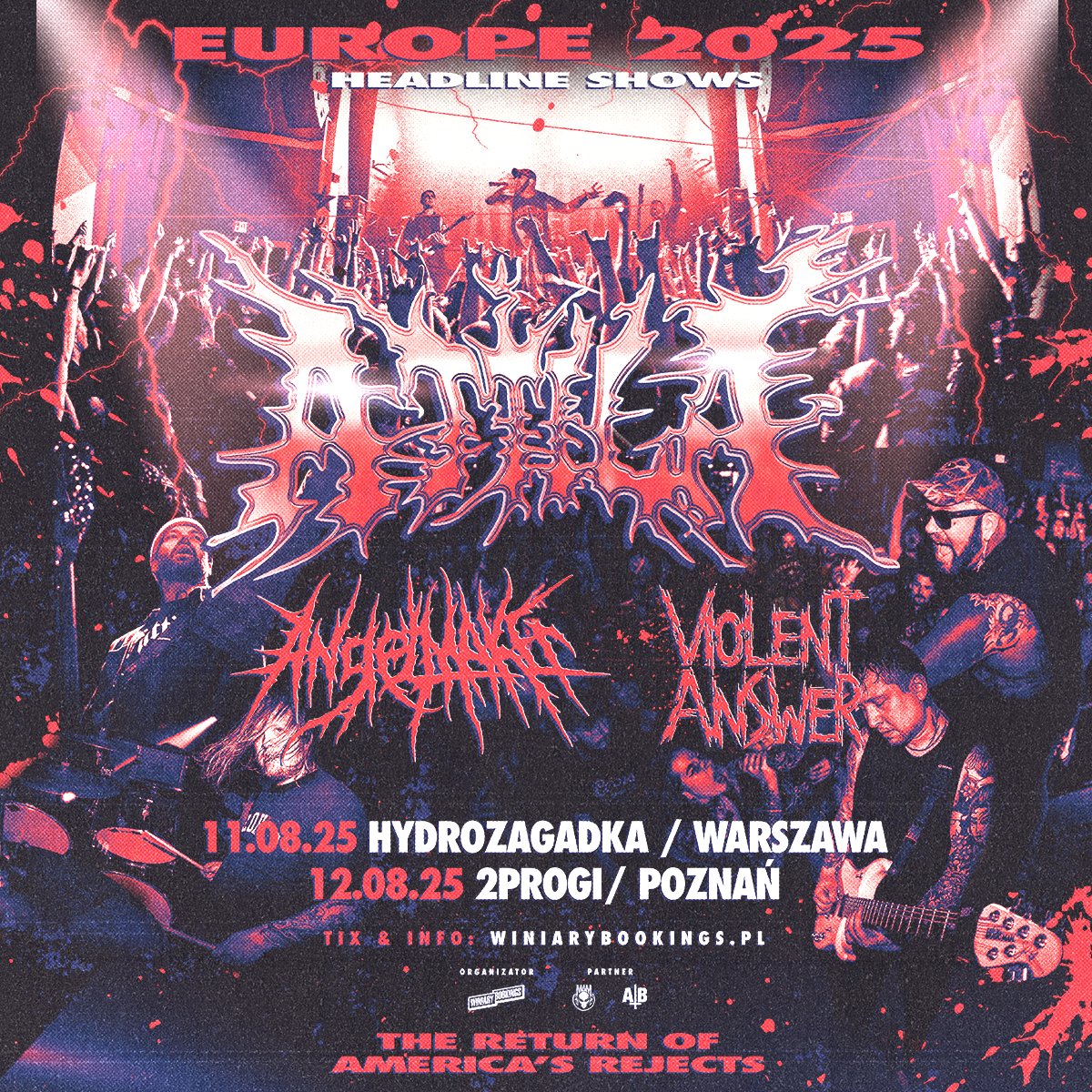 Za dwa tygodnie widzimy się na koncertach! 🤘❤️‍🔥

➡️ 11.08.25 / Hydrozagadka, Warszawa
➡️ 12.08.25 / 2Progi, Poznań

Supportujemy: <a href="/ATTILAga/">ATTILA</a> <a href="/AngelMakerBand/">AngelMaker</a>

📸 Dżoli Oliwia Piwko

#metal #deathcore #koncerty #poznan #warszawa