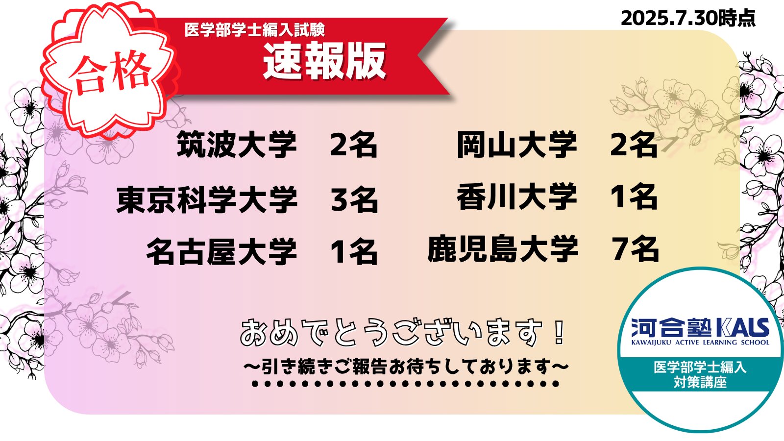 裁断済　医学部学士編入対策講座　物理 公式】河合塾KALS 医学部学士編入 対策講座 on X: 