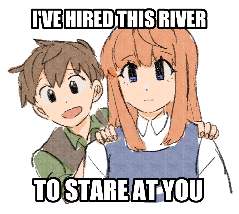 local artist remembers there are other characters in the series other than eva and neil #tothemoon 