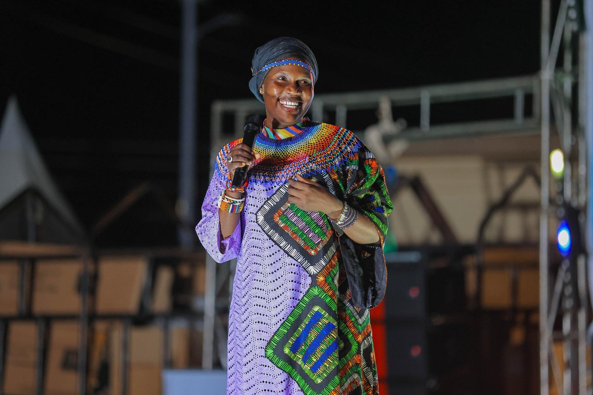 AnguzuVincent4's tweet image. CELEBRATING TOURISM AND CULTURE IN WEST NILE

The Director Finance and Administration - @NRMOnline; @HajjatMedina graced the grand finale of Miss Tourism West Nile held on 27th July 2025 at Leisure Park, Adjumani Town Council.