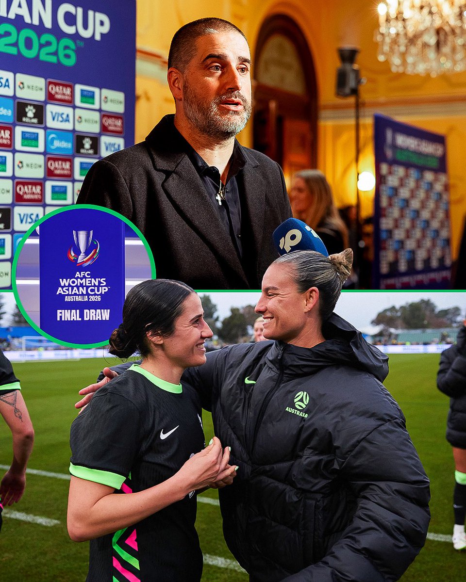 Next year is going to be huge 🔥

The Matildas have been drawn in Group A alongside the Philippines at next year’s AFC Women’s Asian Cup on Aussie soil, setting up a meeting full of Western United influence 🙌