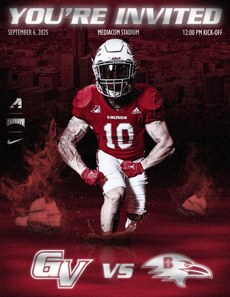 Thank you <a href="/Coach_DutchOL/">Adam Dutcher</a> , for the game day invitation. Looking forward to being back at <a href="/GVVikingFB/">Grand View Football</a>.