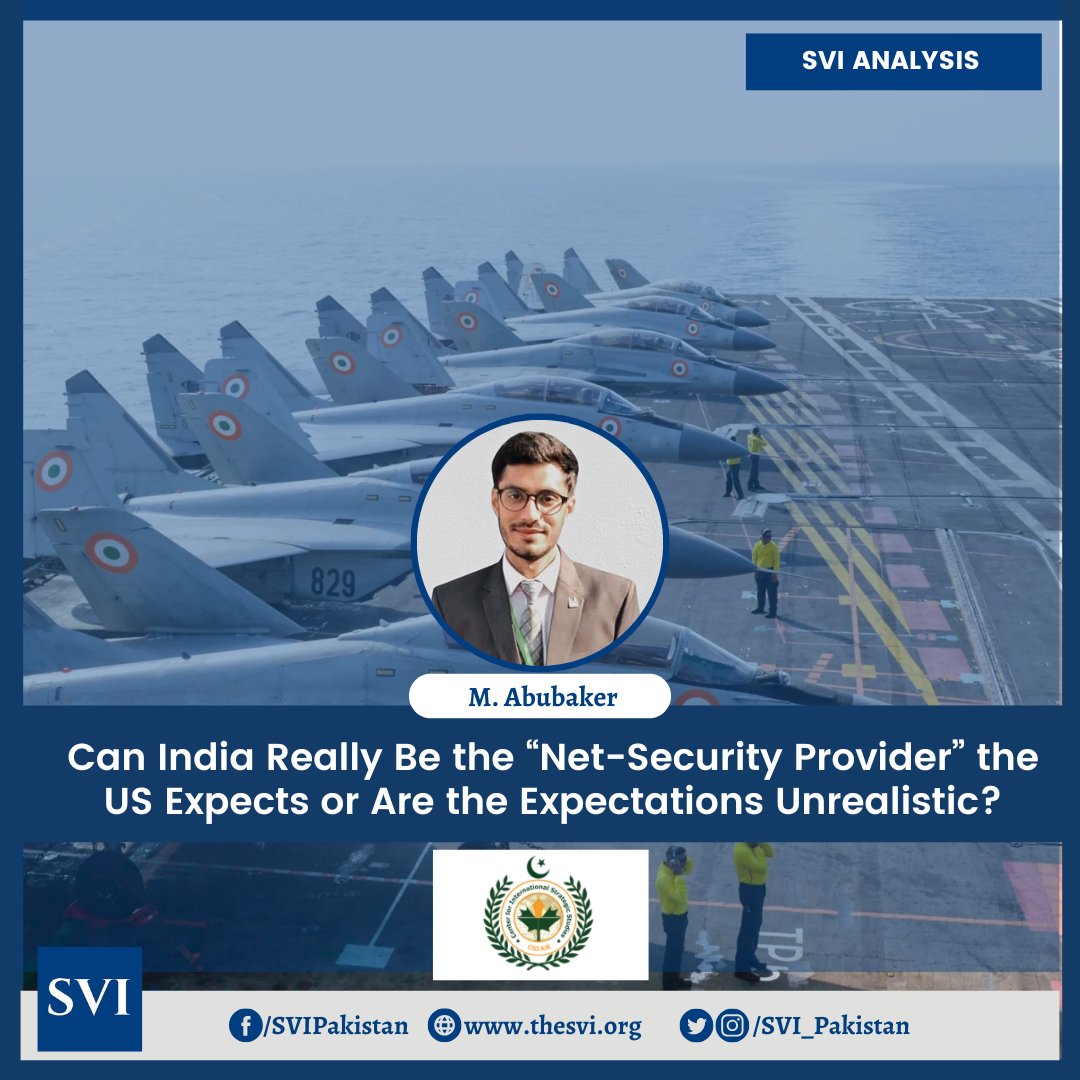 🌍 SVI Analysis |

A key development that has challenged India’s credibility is the recent May 7–10, 2025 conflict between India and Pakistan. This short-duration conflict exposed operational deficiencies and dented India’s reliability as a “net-security provider.” Despite heavy