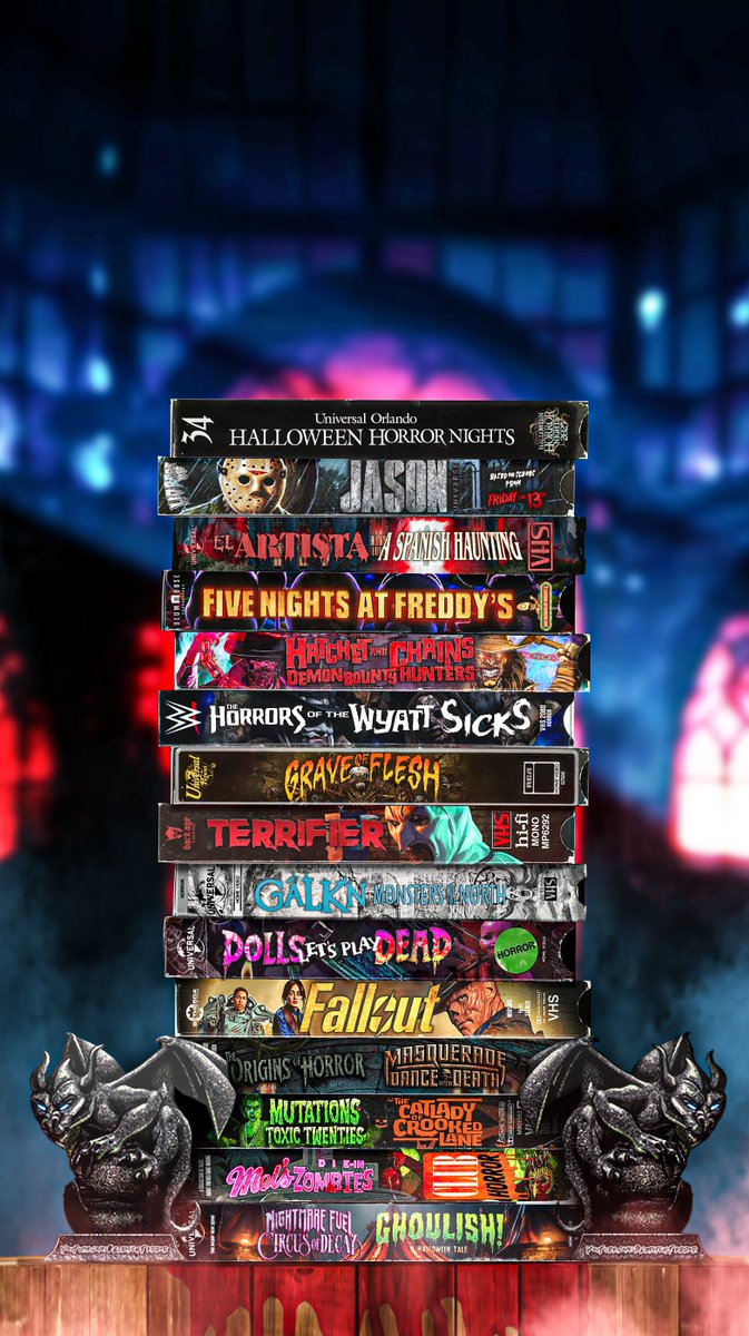 MediaRippe74650's tweet photo. Did someone say #HHN34 VHS Wallpapers? #HHN #HHN2025 https://t.co/aopMsOLZKN