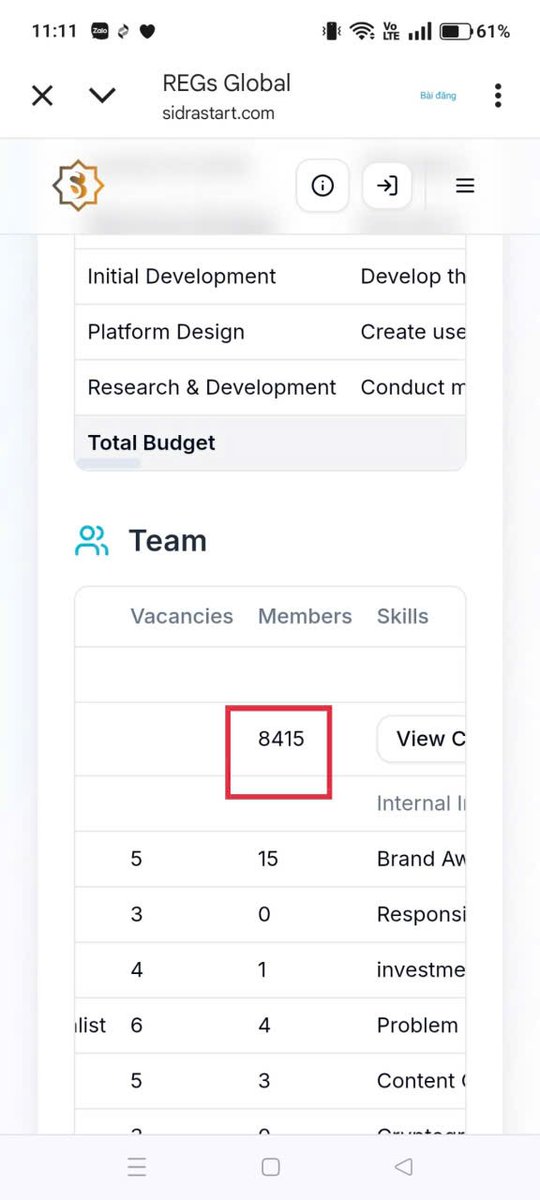 sidrastart.com/project/d7387a… 🔥 REGS GLOBAL EXCHANGE to the moon 🔥 mục tiêu của chúng tôi là 20k nhà đầu tư và 10trieu SDA 🔥anh em tranh thủ đóng góp 🔥 sau sở hữu token #RWA 💯✈️