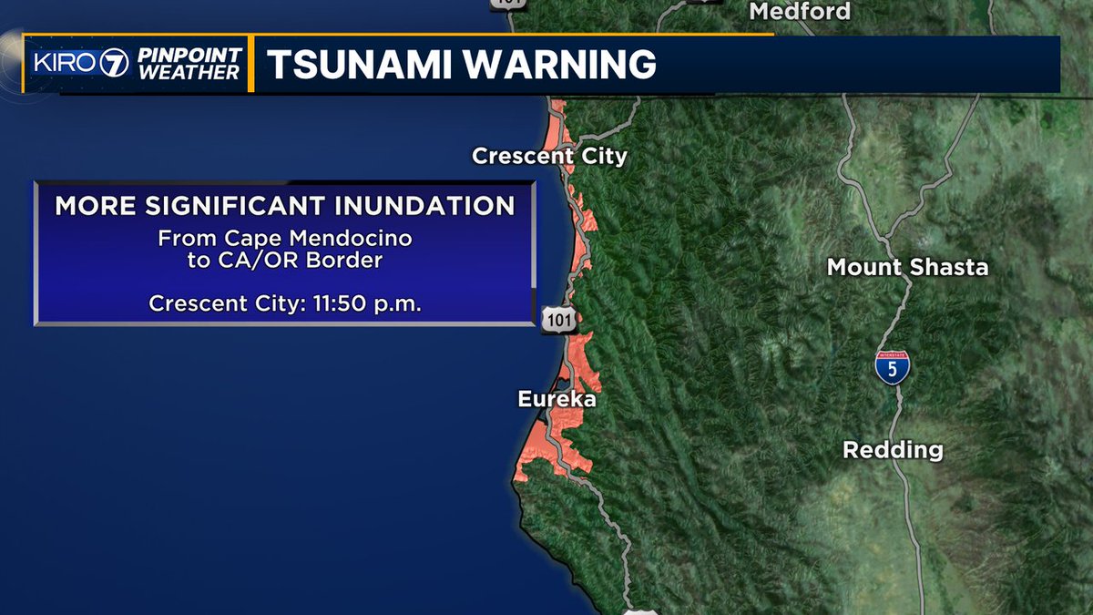 XNews24_7's tweet image. 🚨 **TSUNAMI WARNING ISSUED FOR NORTHERN CALIFORNIA** 🚨  

From Cape Mendocino to the Oregon border THIS IS SERIOUS! 🌊  
⚠️ Evacuate NOW. Get OFF the coast. Head to HIGH GROUND.  
 🆘 #TsunamiWarning #NorCal #Evacuate