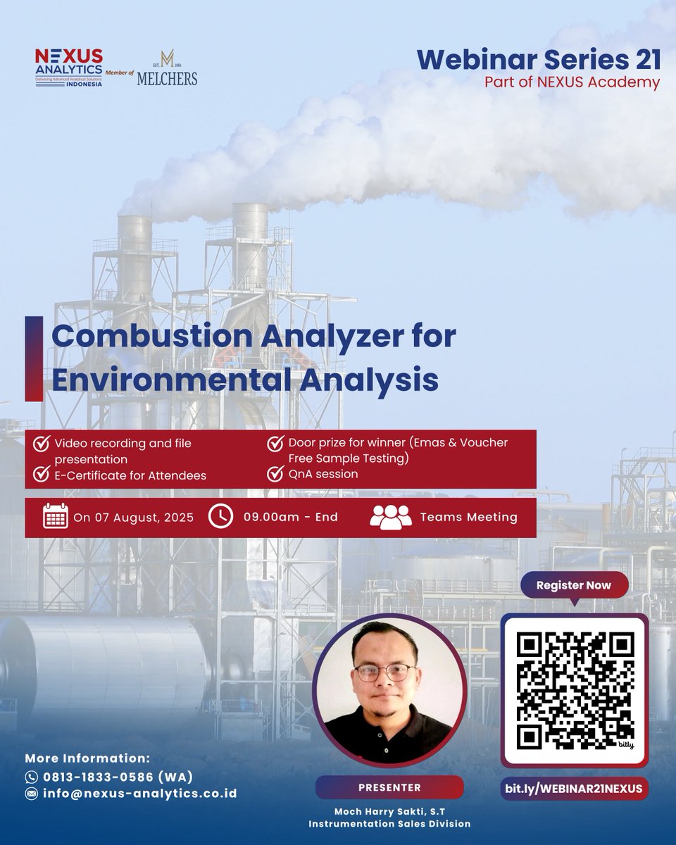 Nexus Analytics Indonesia (@nexusanalytic) on Twitter photo Gabung Sekarang! Webinar Edukatif Gratis untuk Profesional & Peneliti. membahas teknologi canggih secara komprehensif๐๐
๐ ๐๐ฅ๐๐ญ๐๐จ๐ซ๐ฆ: ๐๐ข๐๐ซ๐จ๐ฌ๐จ๐๐ญ ๐๐๐๐ฆ๐ฌ
๐ ๐๐๐๐ญ๐๐ซ ๐๐๐ค๐๐ซ๐๐ง๐ :
๐ bit.ly/WEBINAR20NEXUS
๐ bit.ly/WEBINAR21NEXUS Gabung Sekarang! Webinar Edukatif Gratis untuk Profesional & Peneliti. membahas teknologi canggih secara komprehensif๐๐
๐ ๐๐ฅ๐๐ญ๐๐จ๐ซ๐ฆ: ๐๐ข๐๐ซ๐จ๐ฌ๐จ๐๐ญ ๐๐๐๐ฆ๐ฌ
๐ ๐๐๐๐ญ๐๐ซ ๐๐๐ค๐๐ซ๐๐ง๐ :
๐ bit.ly/WEBINAR20NEXUS
๐ bit.ly/WEBINAR21NEXUS