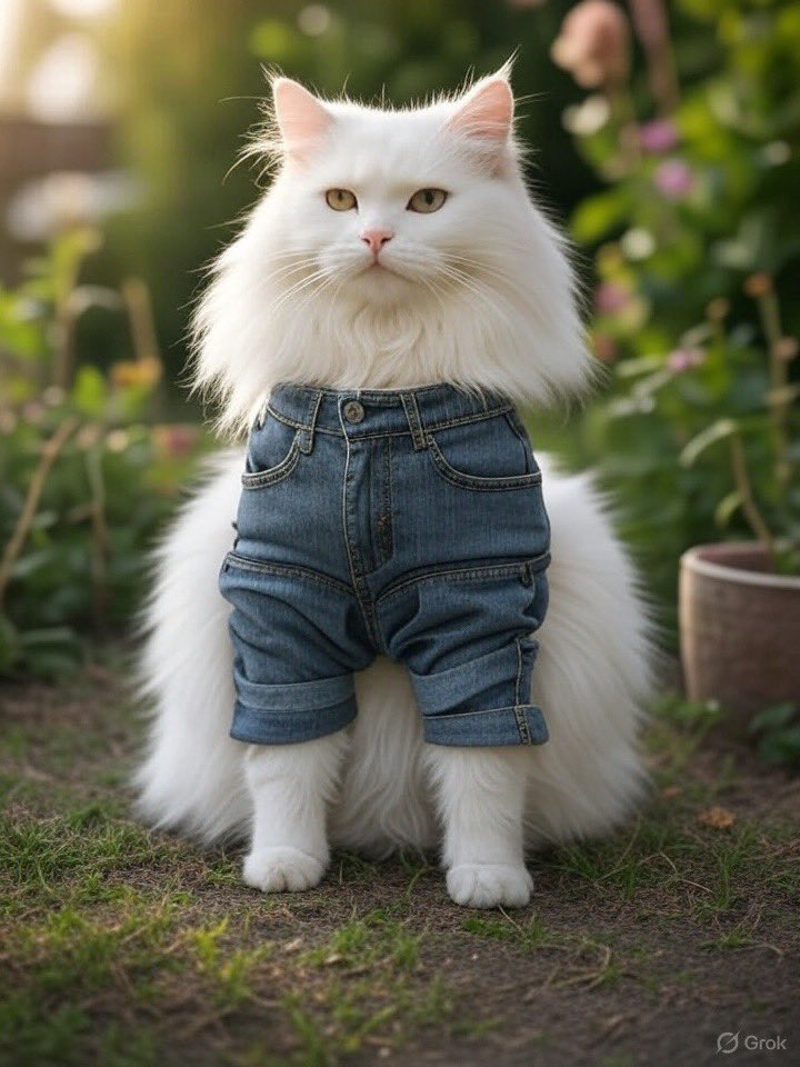 CAT got good Genes, I mean JEANS 👖 😹