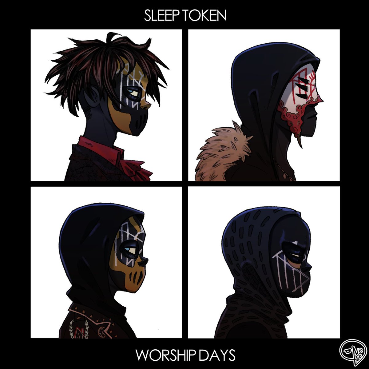 Arcadia Days, i'll make all the other album versions too.
#sleeptokenfanart