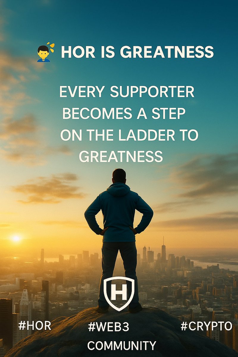 TokenHor's tweet photo. Every dream in our community matters
Whether it’s financial freedom, launching a project, or changing lives. 💫
$HOR isn’t just a token — it’s a movement
From dream to achievement, we build it together 🚀
We don’t promise the impossible…
We create it 🔥
#HOR #CryptoDreams #Web3 https://t.co/4sL7CLA4De