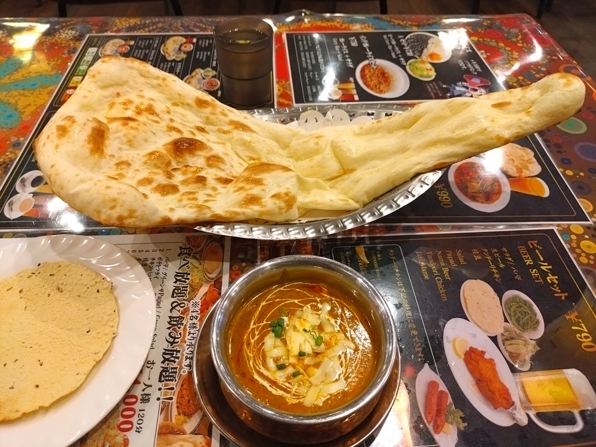FUDEKAGE's tweet image. 本日は、午後半休を頂いて、自宅近くのインド🇮🇳料理店でランチ😄
#ピアーレ桃花台 
#durbar