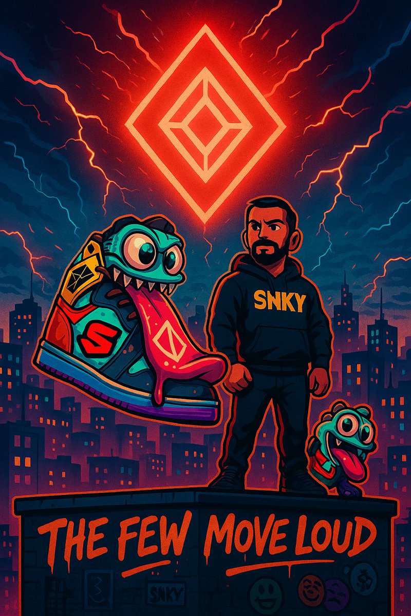 5/5
 Tweet (Final):
So if you’re holding $SNKY…
You’re not early.
You’re etched in.
Tag your crew.
Quote this post.
Leave a glyph on the feed.
Let the world feel what Sol City already knows:

The Few Move Loud.