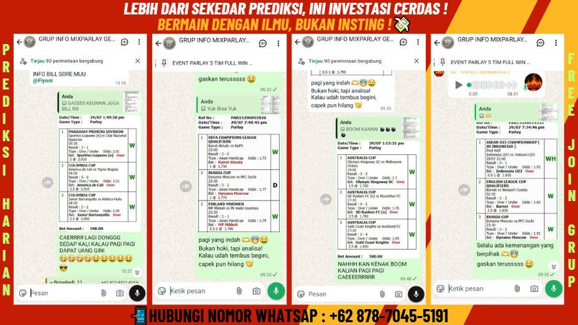 ekorqq_'s tweet photo. 📌 Member aktif mendapat akses ke tiket "Main Aman" &amp; "Tiket Gila" setiap hari!
Gabung sekarang, buktikan bedanya grup profesional dan grup asal-asalan!
📲Nomor Whatsap : +62 878-7045-5191 
#ligasepakbola #gengbola #footballschedule #soccermatches #sportsbetting #bandarbola https://t.co/EodHKrjYBF
