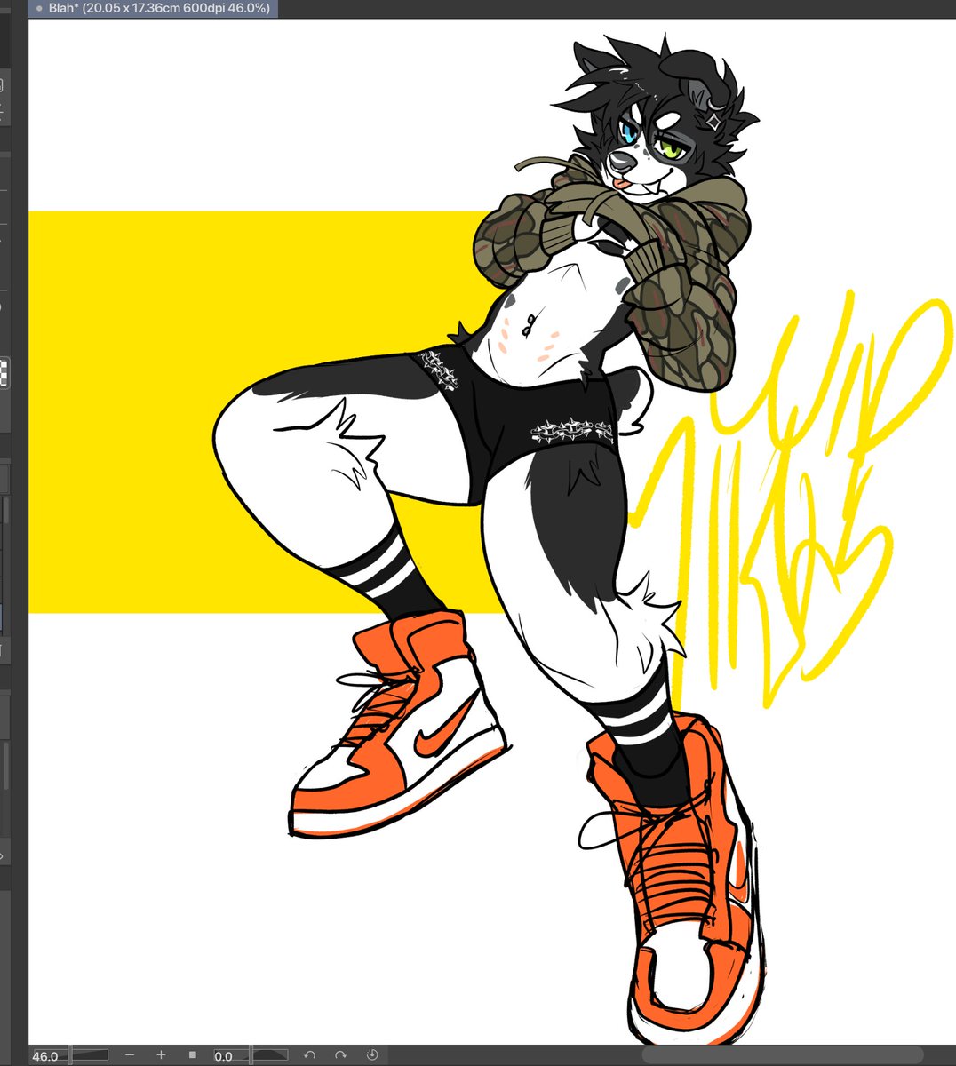 my new hoodie but also wip cus idk how to finish th is