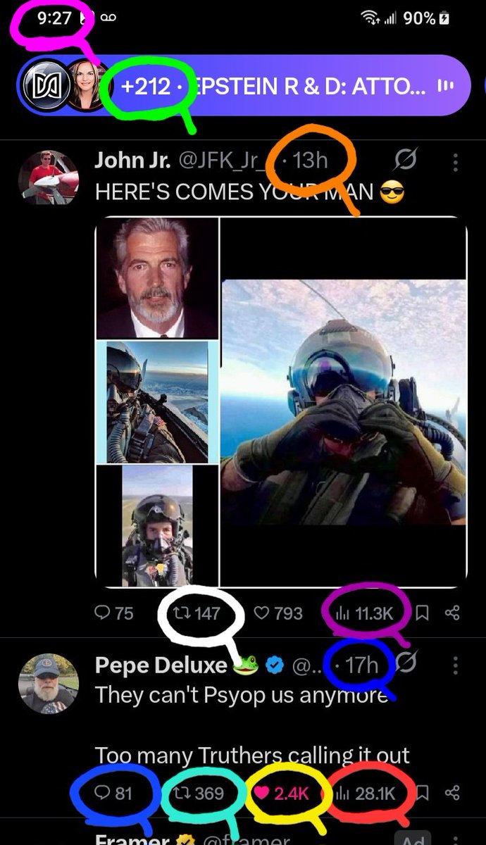 DeanDavis33's tweet image. 9️⃣2️⃣7️⃣ #NineTwoSeven 
1️⃣4️⃣7️⃣ #OneFourSeven 
1️⃣1️⃣3️⃣ #OneOneThree
3️⃣6️⃣9️⃣ #ThreeSixNine 
2️⃣8️⃣1️⃣ #TwoEightOne 
2️⃣1️⃣2️⃣ #TwoOneTwo 
🐇1️⃣7️⃣ #Seventeen 
🦋8️⃣1️⃣ #EightyOne 
⛈️2️⃣4️⃣ #TwoFour
⚡️1️⃣3️⃣ #Thirteen