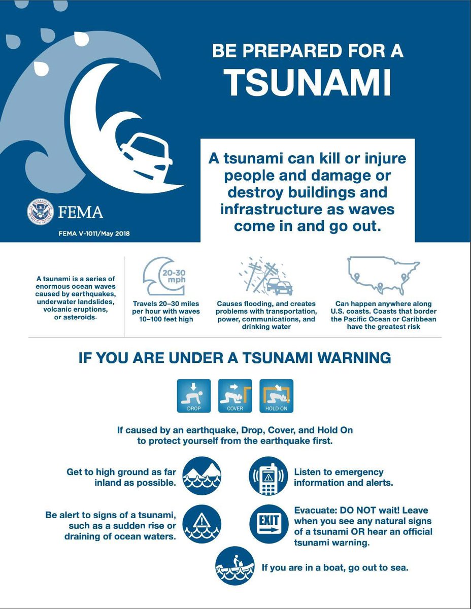 Tsunami Warning has been issued. For updates, visit https://t.co/3X5b2PIEWe. For safety resources: https://t.co/pBrH2vR2Iy. https://t.co/BIsHWGLJ3G