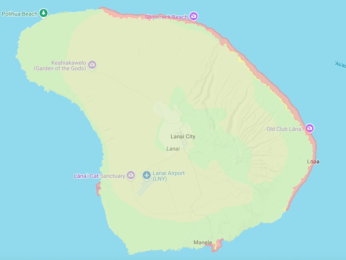 Here is Maui and Lānaʻi.