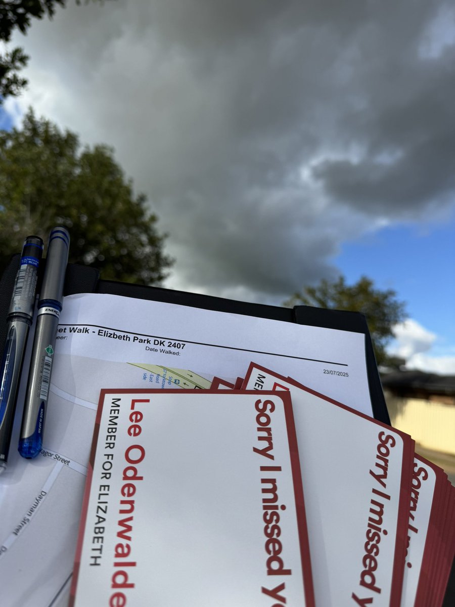 Ominous clouds over Elizabeth Park #doorknocking