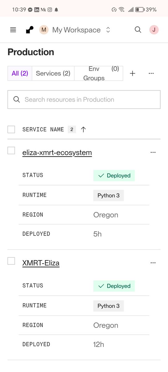 JoeLeePCS's tweet photo. XMRT-Eliza as a web service manages the background workers in the eliza-xmrt-ecosystem https://t.co/oBev1k19KS