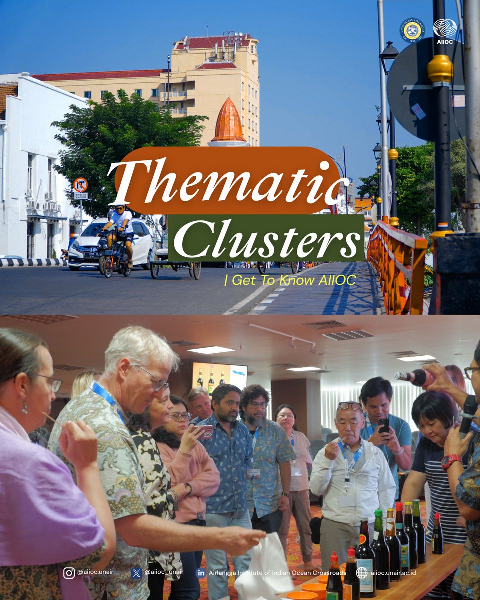 aiioc_unair's tweet photo. ππ Get to Know AIIOC: Our Thematic Clusters
At AIIOC, our research and programs are organized around key clusters that reflect our commitment to transdisciplinary and locally grounded knowledge production.
#GetToKnowAIIOC #AIIOC #ThematicClusters #UniversitasAirlangga https://t.co/7GHdQ0OtvQ