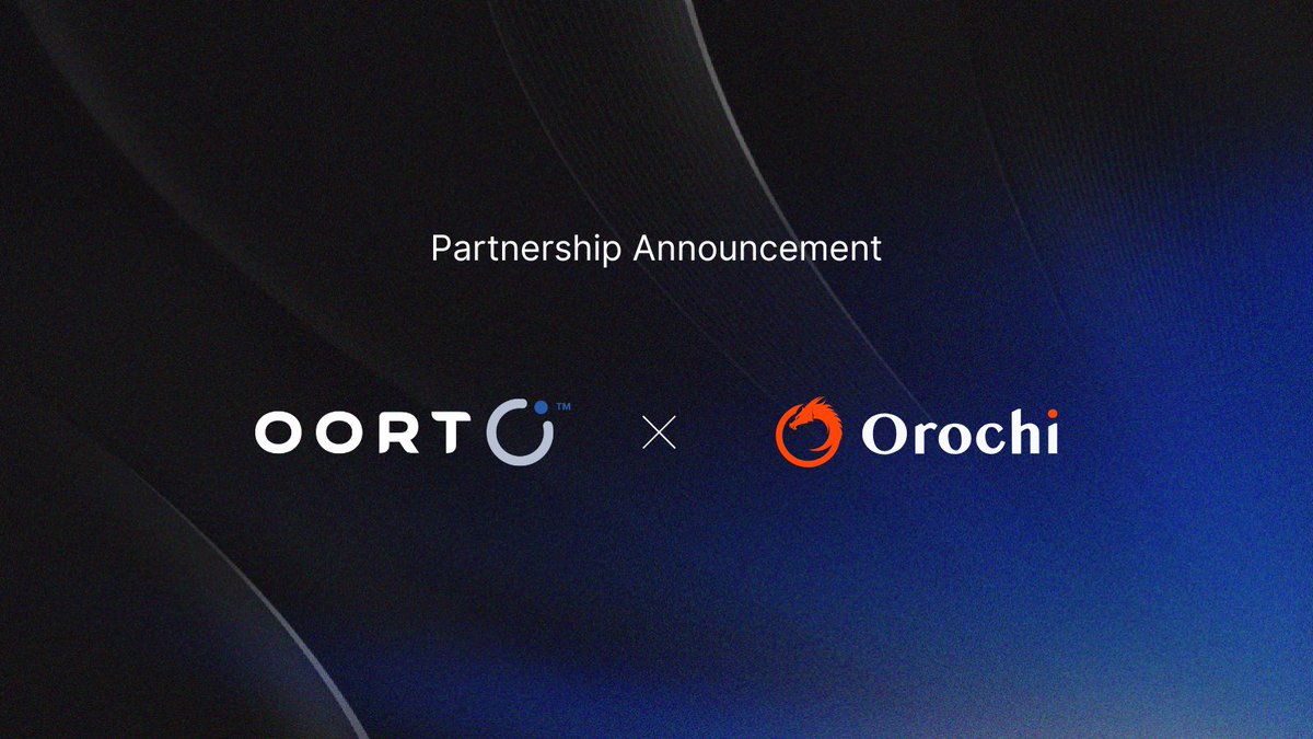 📢 OORT × Orochi Network

We’re excited to announce our partnership with <a href="/OrochiNetwork/">Orochi Network</a>, a leading verifiable data infrastructure powering 40+ dApps across Web3 and AI. 🤝

By combining our decentralized AI cloud with Orochi’s zk-powered data stack, we’re unlocking new frontiers