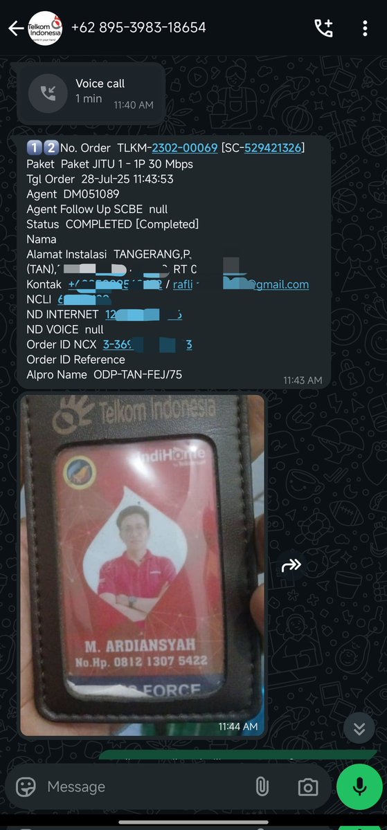 luxyfer0's tweet photo. BEWARE OF SCAMMER.

Ngeri banget ya ini kelakuan oknum tidak bertanggung jawab (SALES) untuk melakukan penipuan dengan dalih migrasi paket ke harga yang lebih murah dengan alasan (PROMO) dan meminta sejumlah uang untuk jasa melakukan proses migrasi tersebut.

@indihome https://t.co/wenndptpAi