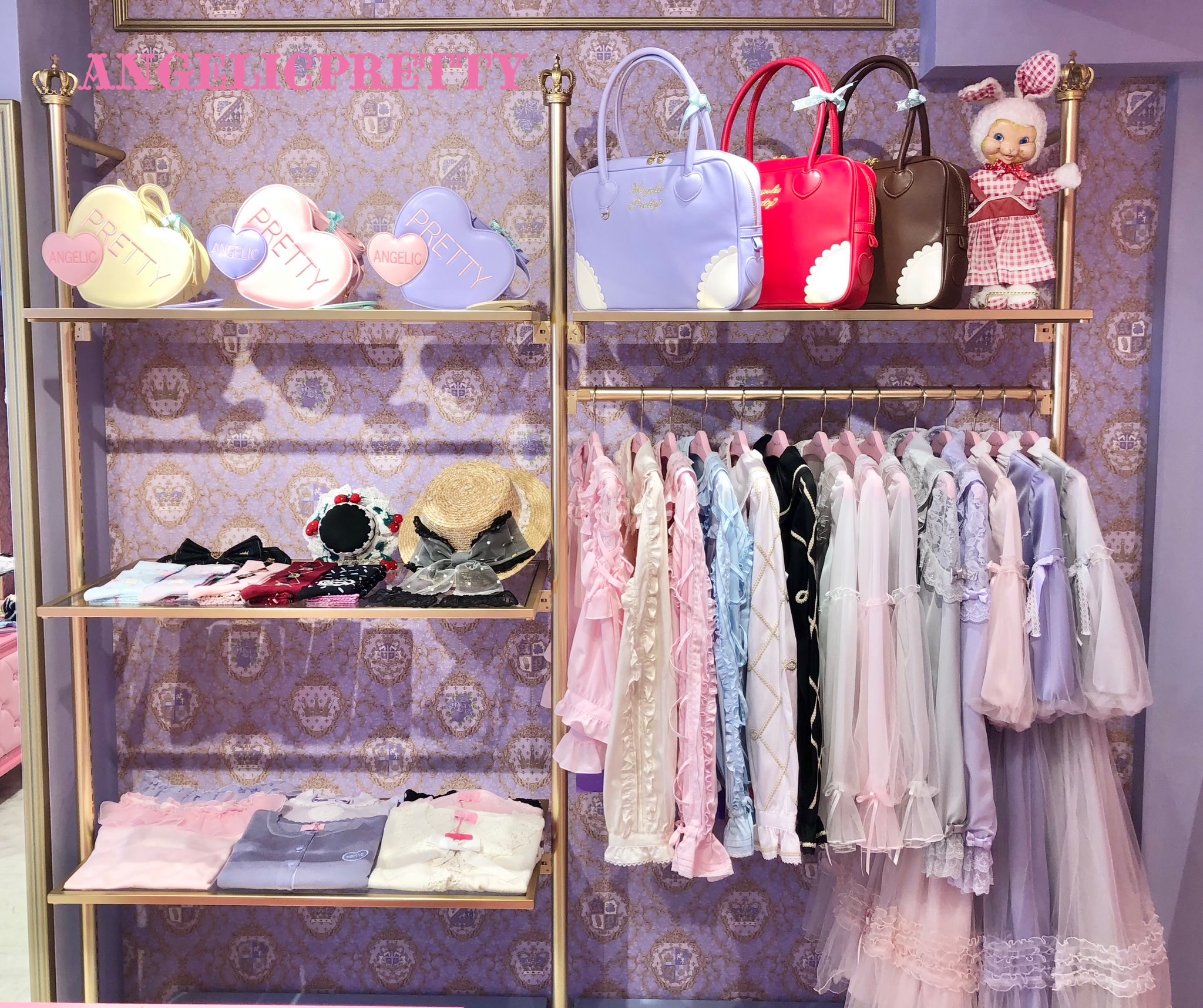 新品タグ付♡アンジェリックプリティ♡ Tea Party Shoes♡ピンク♡ Angelic Pretty♡Tea Party Shoes♡ピンク♡M レディース