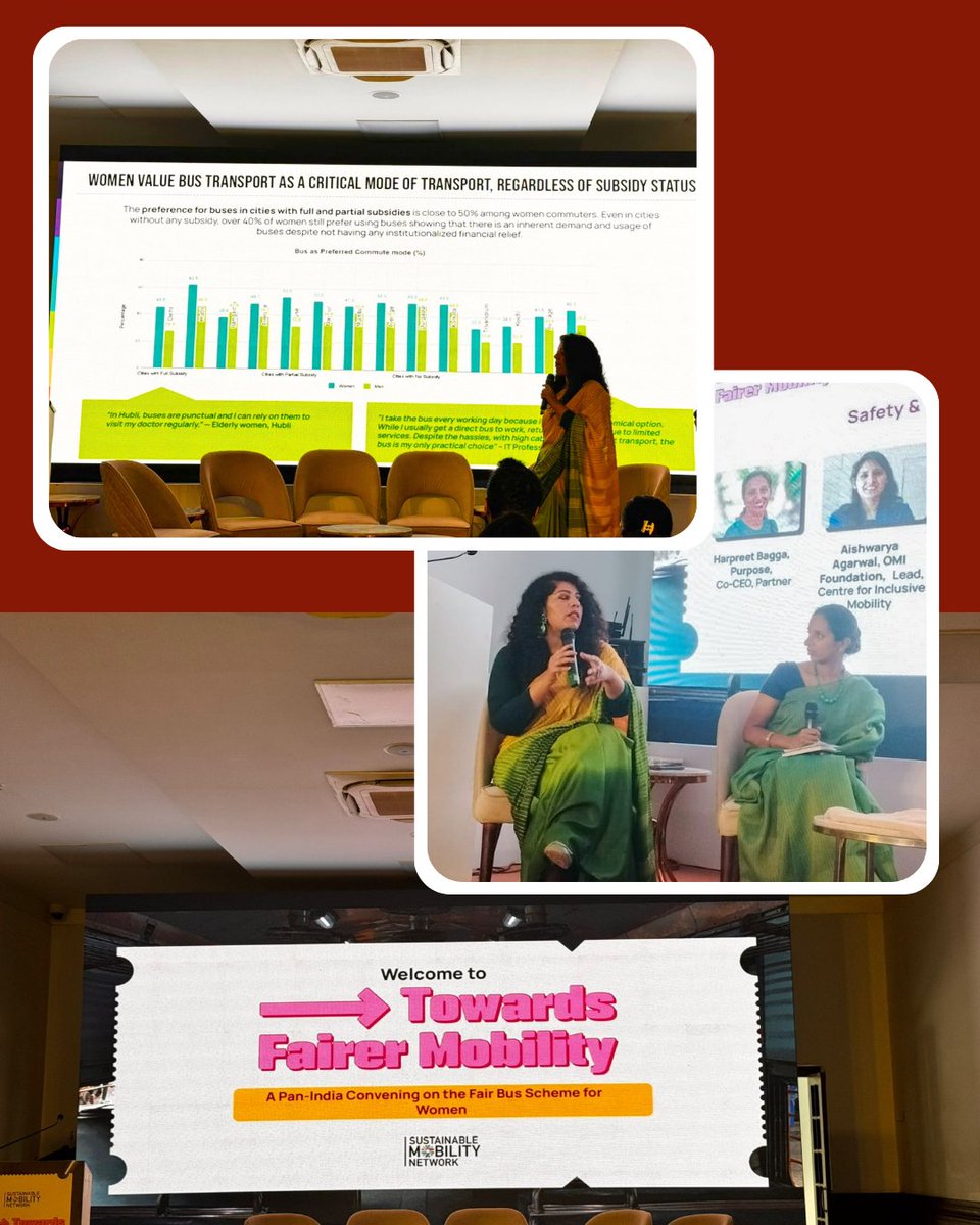 Report Launch
Are fare subsidies the game-changer we think they are?

Our new study, Beyond Free Rides, compares women's bus fare subsidies across 10 cities.

#BeyondFreeRides #BusFareSubsidy

 🔗 Read the full report:  
share.google/2Oh9ew4PjJsadJ…