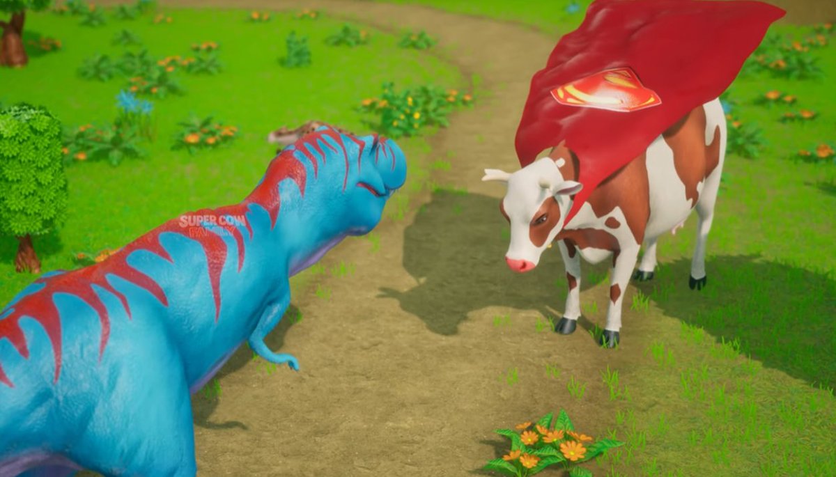 hypergamezplay's tweet image. Super Cow vs Wild Lion vs T-Rex! Epic Rescue Battle 🐄🦁🦖 youtu.be/C189J8_j04w?si… via @YouTube 
#SuperCow, #TRex, #WildLion, #RescueBattle, #EpicShowdown, #AnimalFight, #JungleAdventure, #DinoVsLion, #CowHero, #AnimalClash
